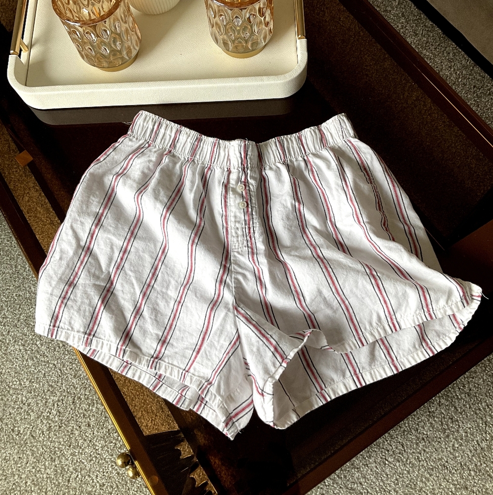 Colsie Striped Pajama Women's  Boxer Shorts